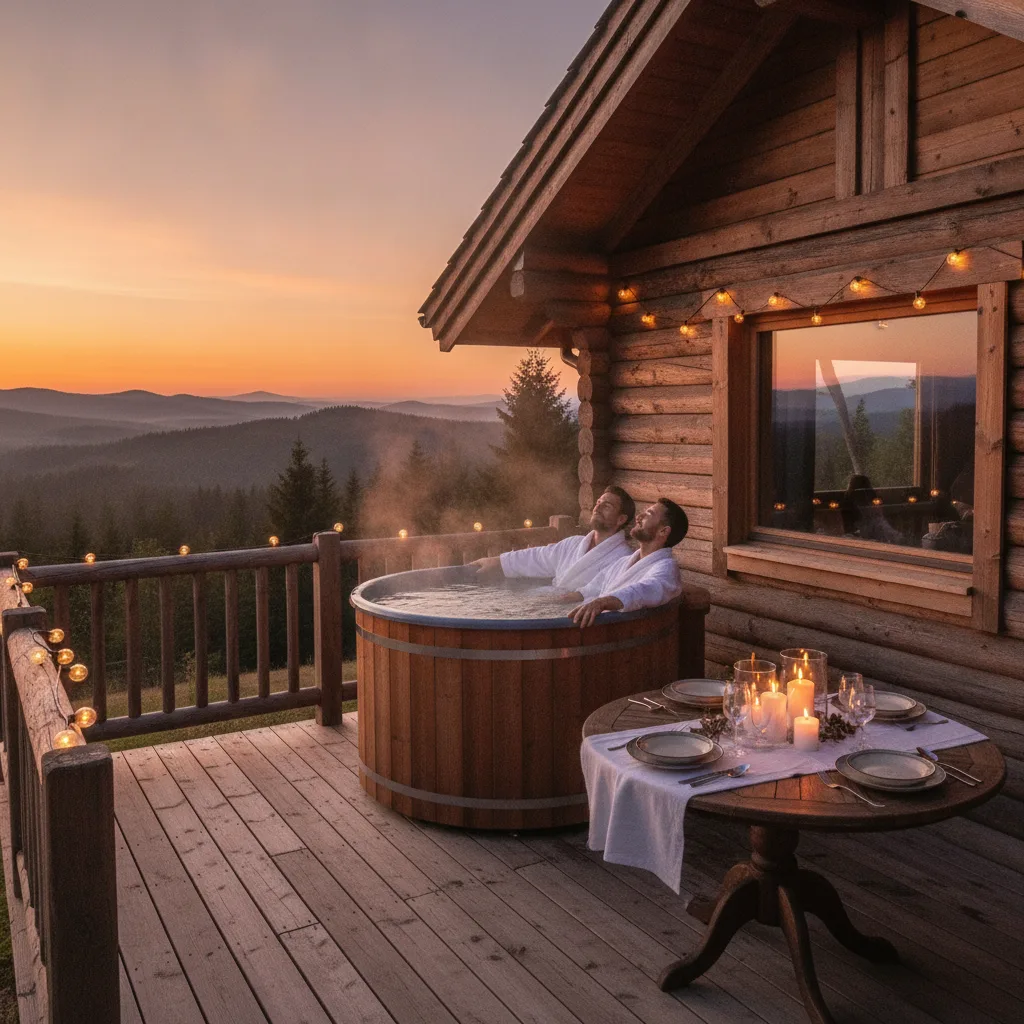Anniversaire de mariage dans les Vosges en gîte avec spa - anniversaire mariage vosges gite