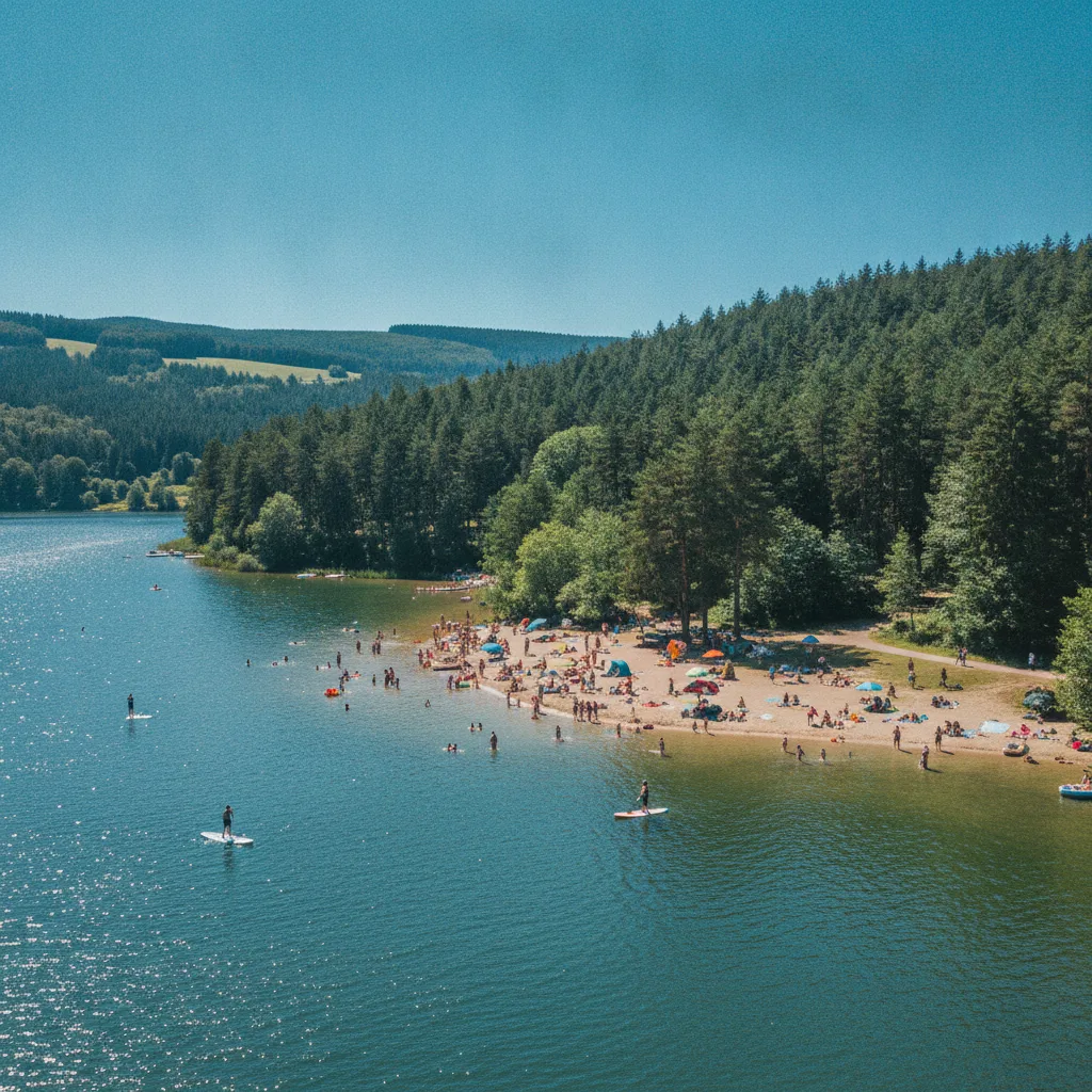 Baignade au lac de Longemer dans les Vosges, le guide - baignade lac longemer vosges