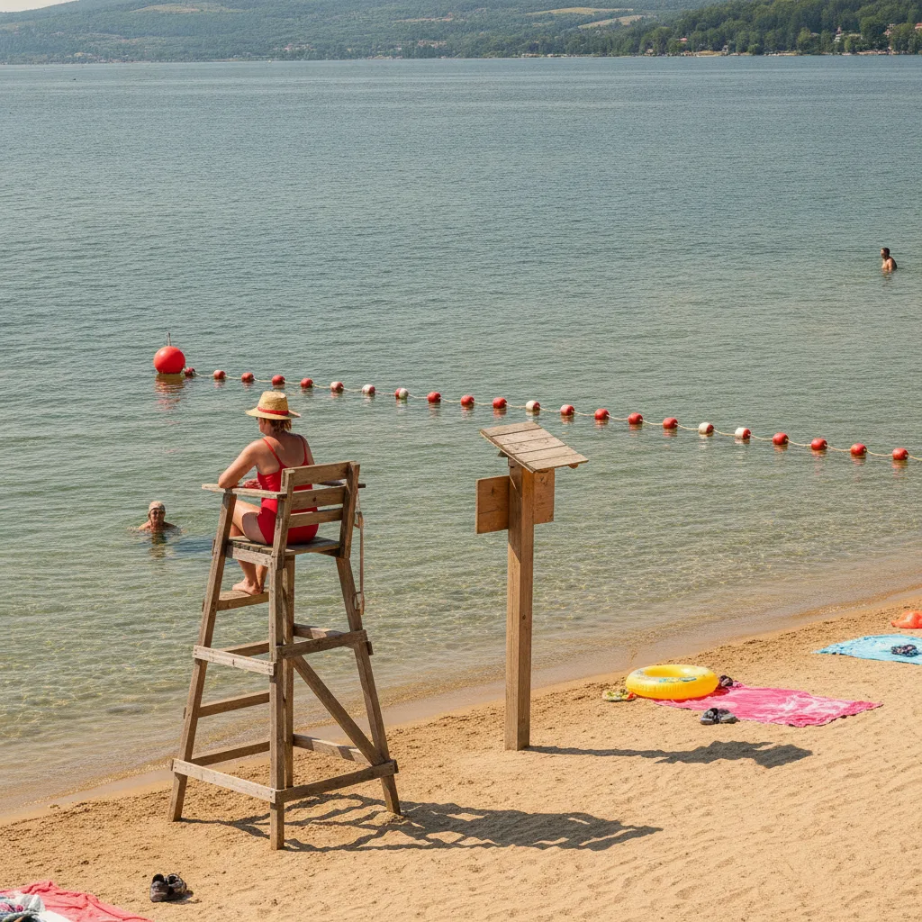 baignade lac Longemer Vosges