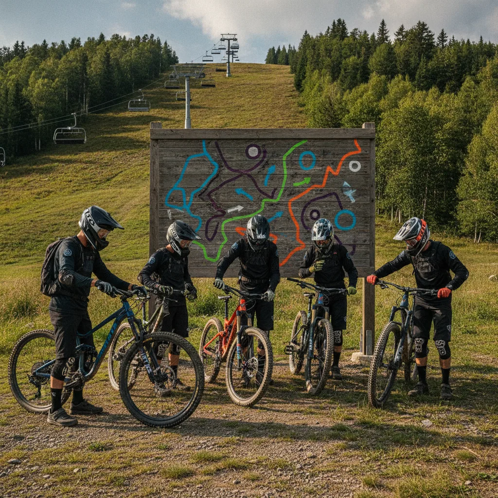 VTT La Bresse bike park enduro